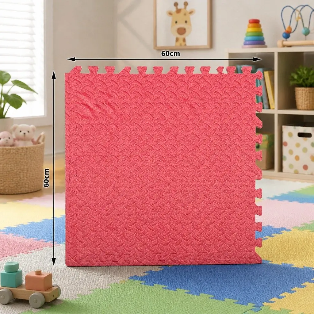 Kids EVA Foam Play Mat Tummy Time Activity 60cm Multi Colour