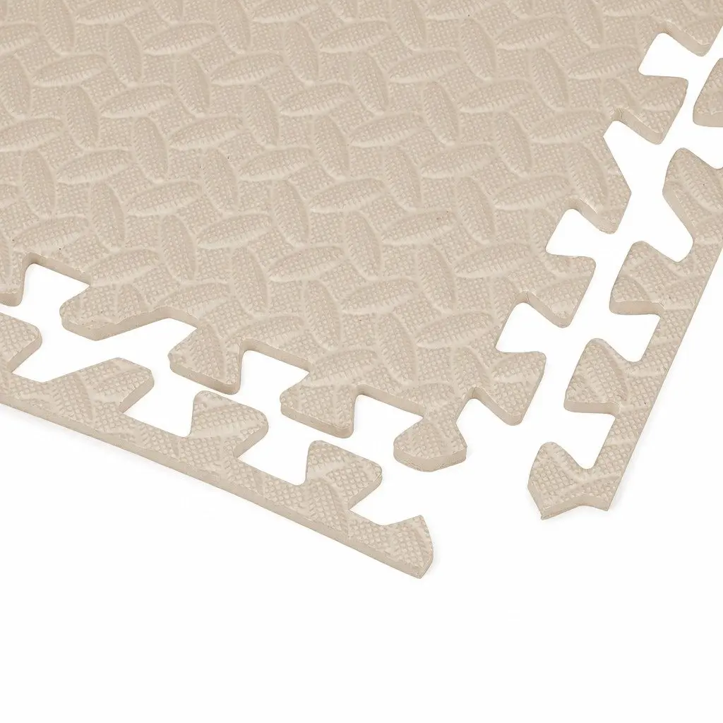 EVA Foam Play Mat Kids Soft Interlocking Floor Tiles Activity Mat 60cm Beige Black Coffee Green Grey Navy Pink Purple Red White Yellow Blue