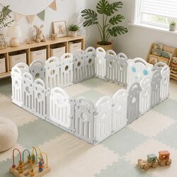 Reassuring 22-Panel Kids Playpen for Safe Play