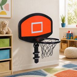 Reliable Kids Trampoline with Basketball Hoop for Safe Play
