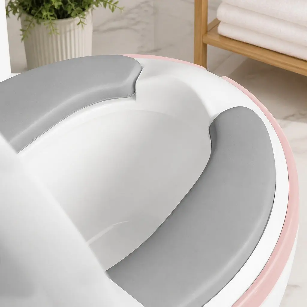 Kids Potty Trainer Seat Toilet Training Chair Removable Bucket Pink