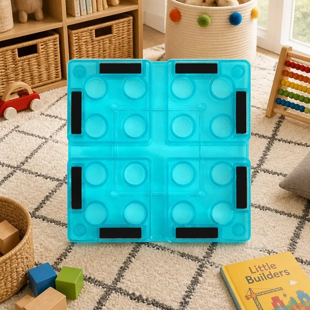 Magnetic Building Blocks Set Educational Dinosaur Theme 154 Pieces Multi-colour