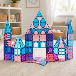 Durable 120PCS Frozen Magnetic Building Blocks