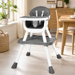 Reassuring 8-In-1 Baby High Chair for Safety