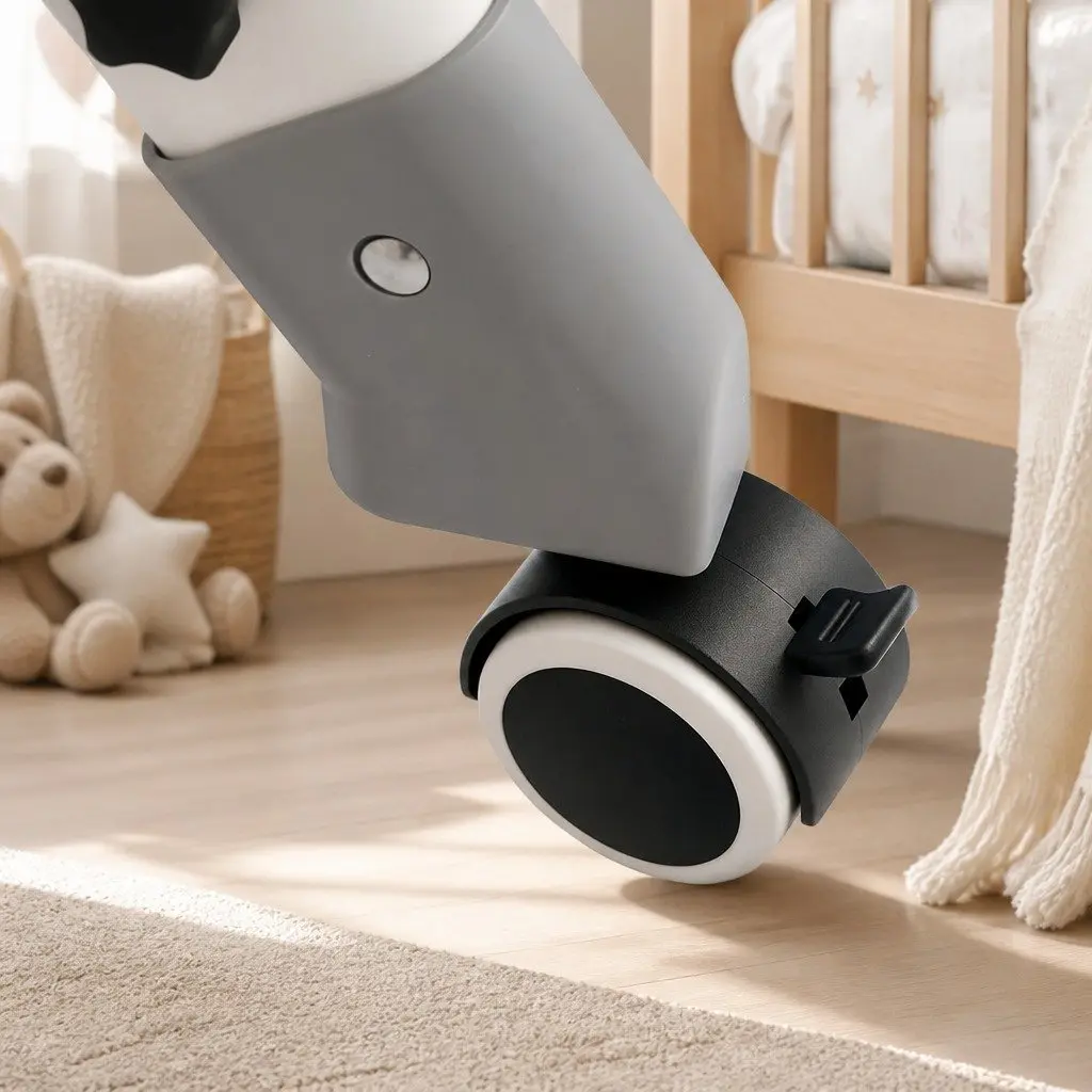 Baby Bassinet Cot Bed Newborn Co-Sleeper Bedside Adjustable Portable with Wheels