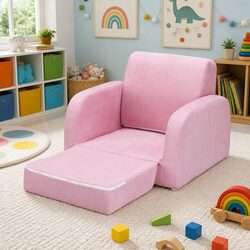 Reliable Kids 1-Seater Sofa in Pink - Great Value