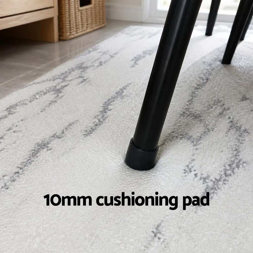 Black Kitchen Mat 45x150cm for Comfort