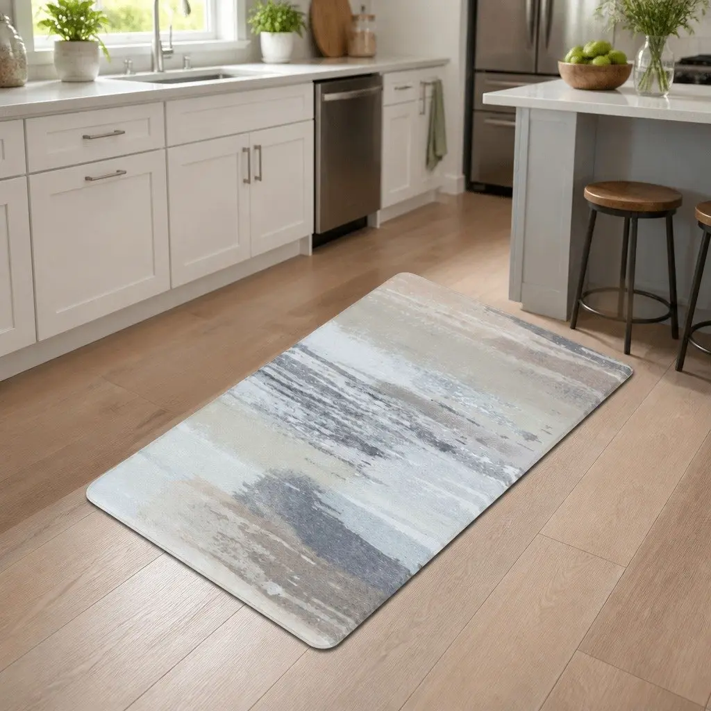 Yellow Kitchen Mat 45x75cm PVC