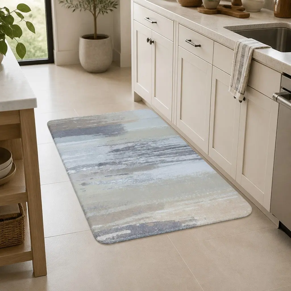 Yellow Kitchen Mat 45x75cm PVC