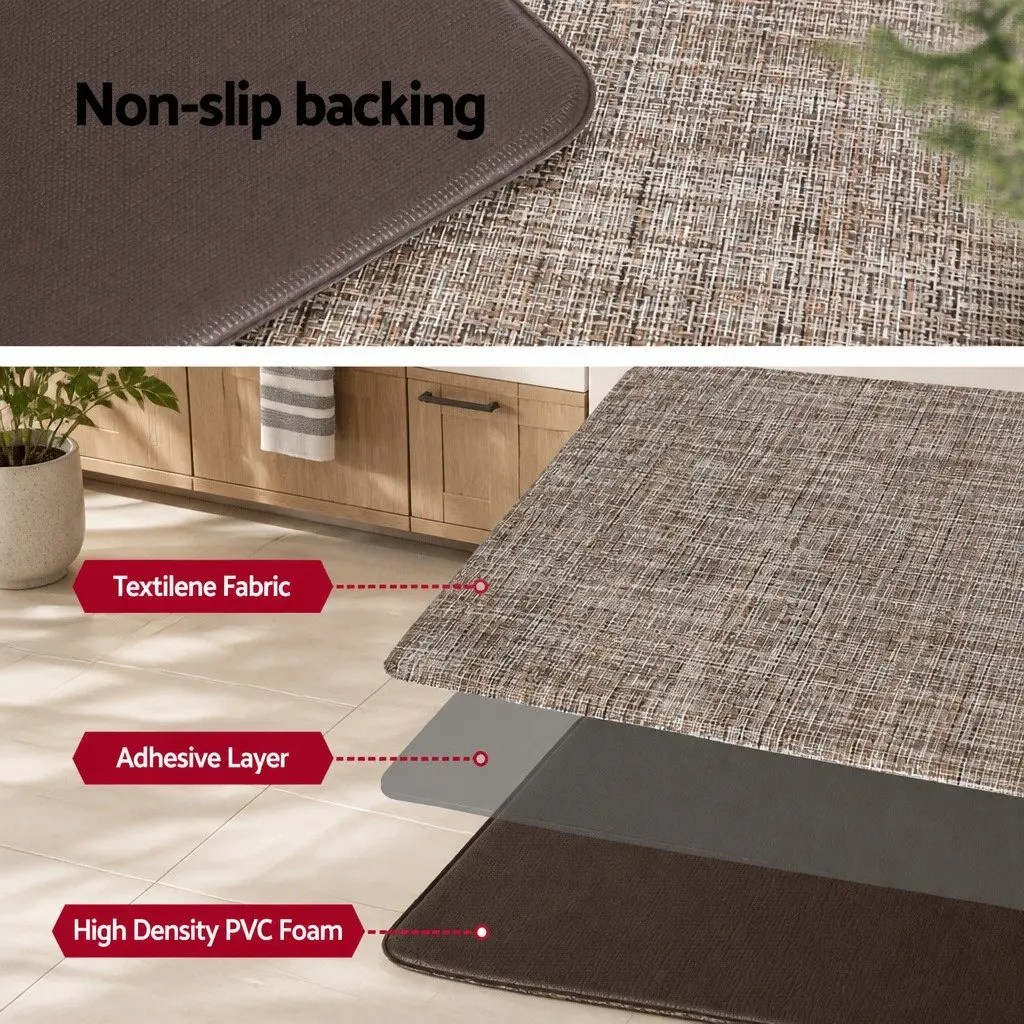 Kitchen Floor Mat 45x150cm Non-slip Textilene Rug Cushioned Comfort Fatigue
