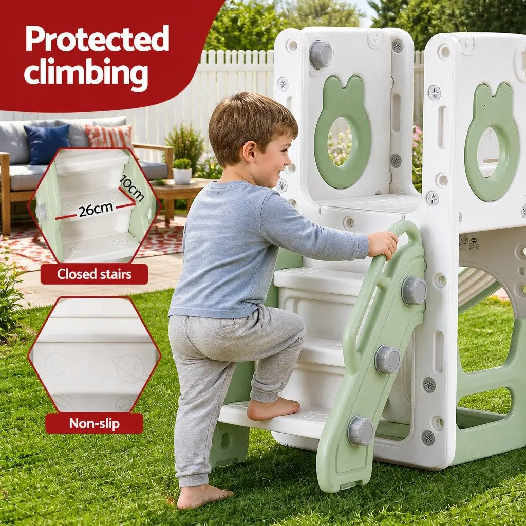 4-in-1 Kids Swing Slide Set for Endless Fun