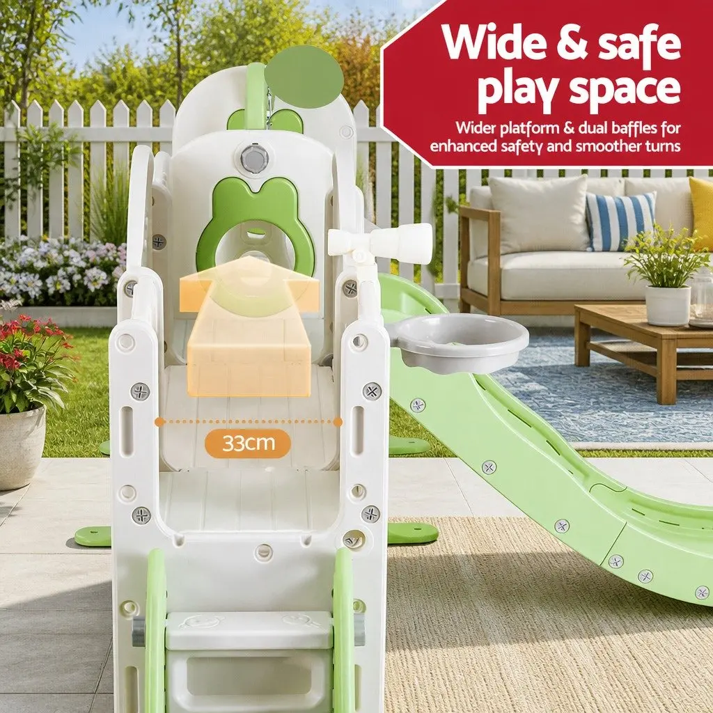 4-in-1 Kids Swing Slide Set for Endless Fun