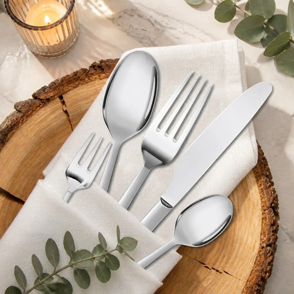 30-Piece Stainless Steel Cutlery Set