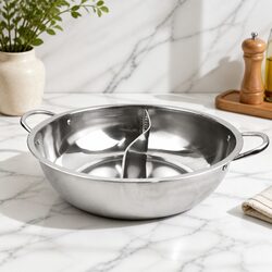 34cm Dual Mandarin Pot: Reliable and Practical Cooking