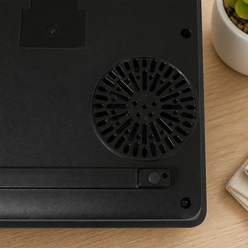 Portable Induction Cooktop Single Burner Electric Hot Plate 35cm Black