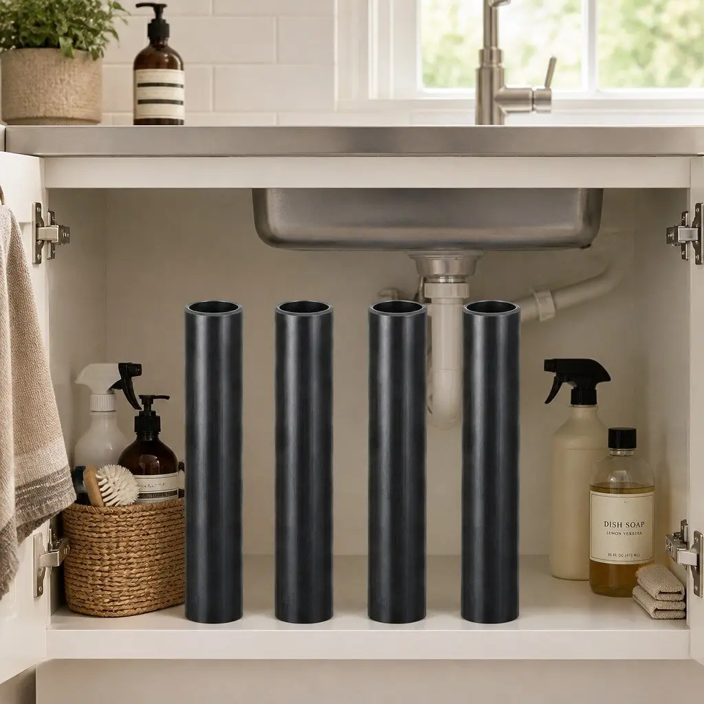 Under Sink Storage Rack Multi Purpose Organizer 2 Tier Pull Out Drawer Black
