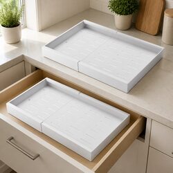 Quality 2-Pack Pull-Out Organizer Drawer for Efficient Storage