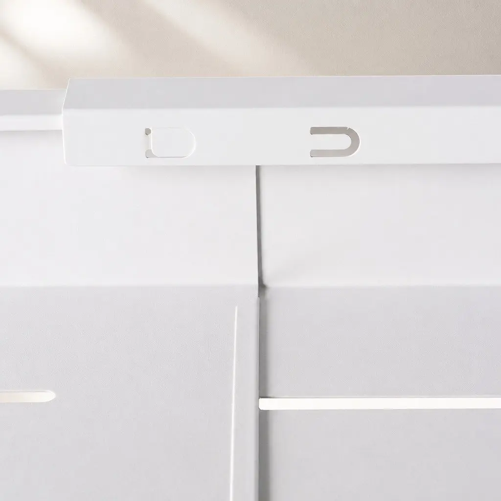 Pull Out Cabinet Organizer Drawer Shelf Kitchen Storage Basket Adjustable Width 42cm White 2 Piece