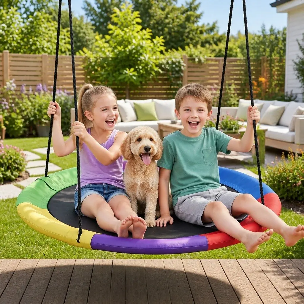 Tree Swing Hammock for Garden Relaxation