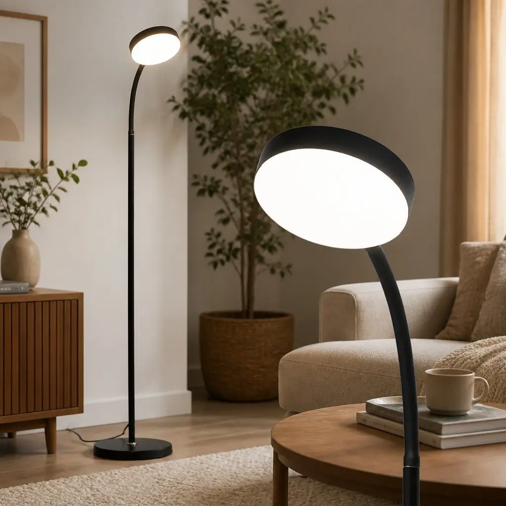 LED Floor Lamp with Flexible Light Control