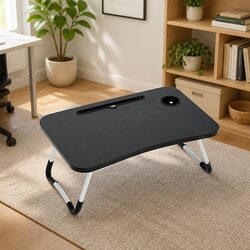 Laptop Desk Foldable Stand Adjustable Portable Lap Tray for Sofa Bed Work Study