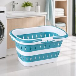 Large Foldable Laundry Basket Hamper Clothes Storage Organiser Ventilated