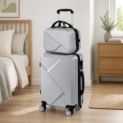 Reliable Travel Luggage Set: 20 Inch Suitcase & Trolley Bag