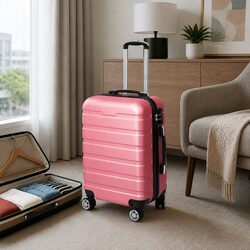 Rose Gold Spinner Suitcase: Practical & Reliable