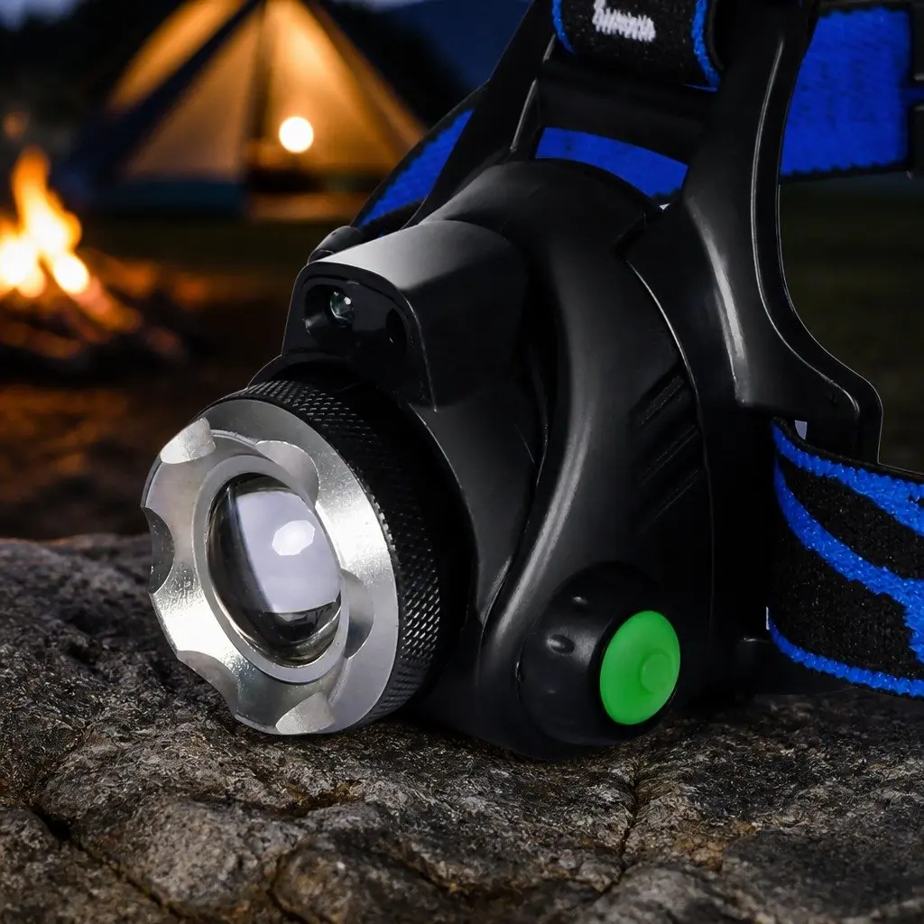 LED Headlamp with 140 Lumens and USB Charging