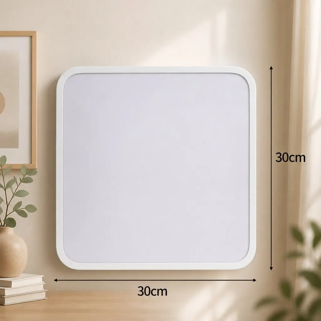 LED Ceiling Light 18W Ultra-Thin Flush Mount Panel 30cm White