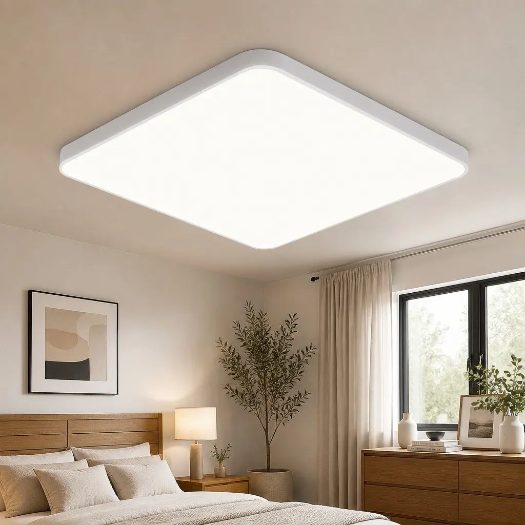 LED Ceiling Down Light 36W Ultra-Thin 5CM Panel Flush Mount Bedroom Kitchen