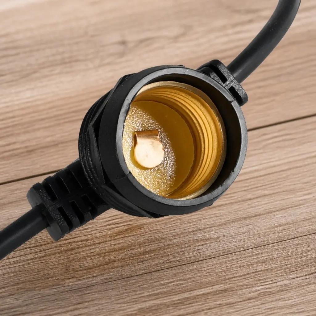 10M Festoon String Lights with Extra Bulb