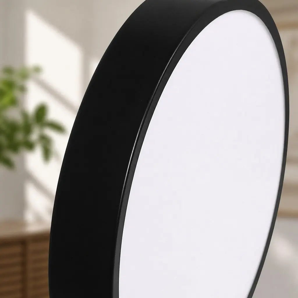 LED Ceiling Light 36W Dimmable 3-Colour Round Black Modern Interior Lighting 30cm