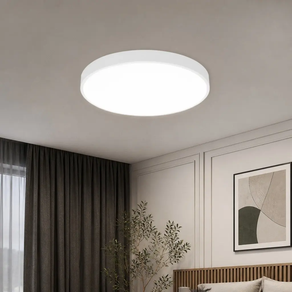LED Ceiling Light 36W 5CM Round Flush Mount 3-Colour Warm Neutral