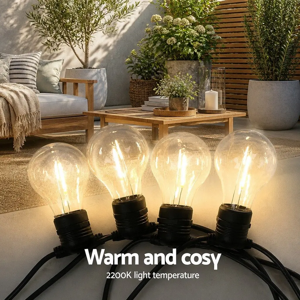 59m Festoon String Lights with Low Energy Usage