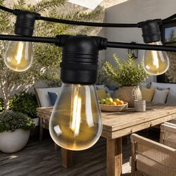 Warm 59m LED Festoon String Lights for Any Occasion
