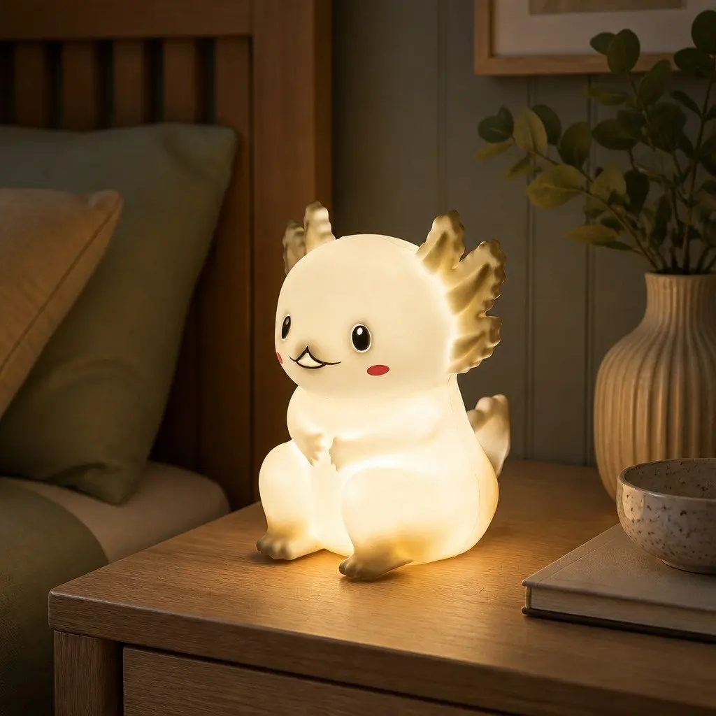 Axolotl LED Light for Kids’ Nighttime Needs