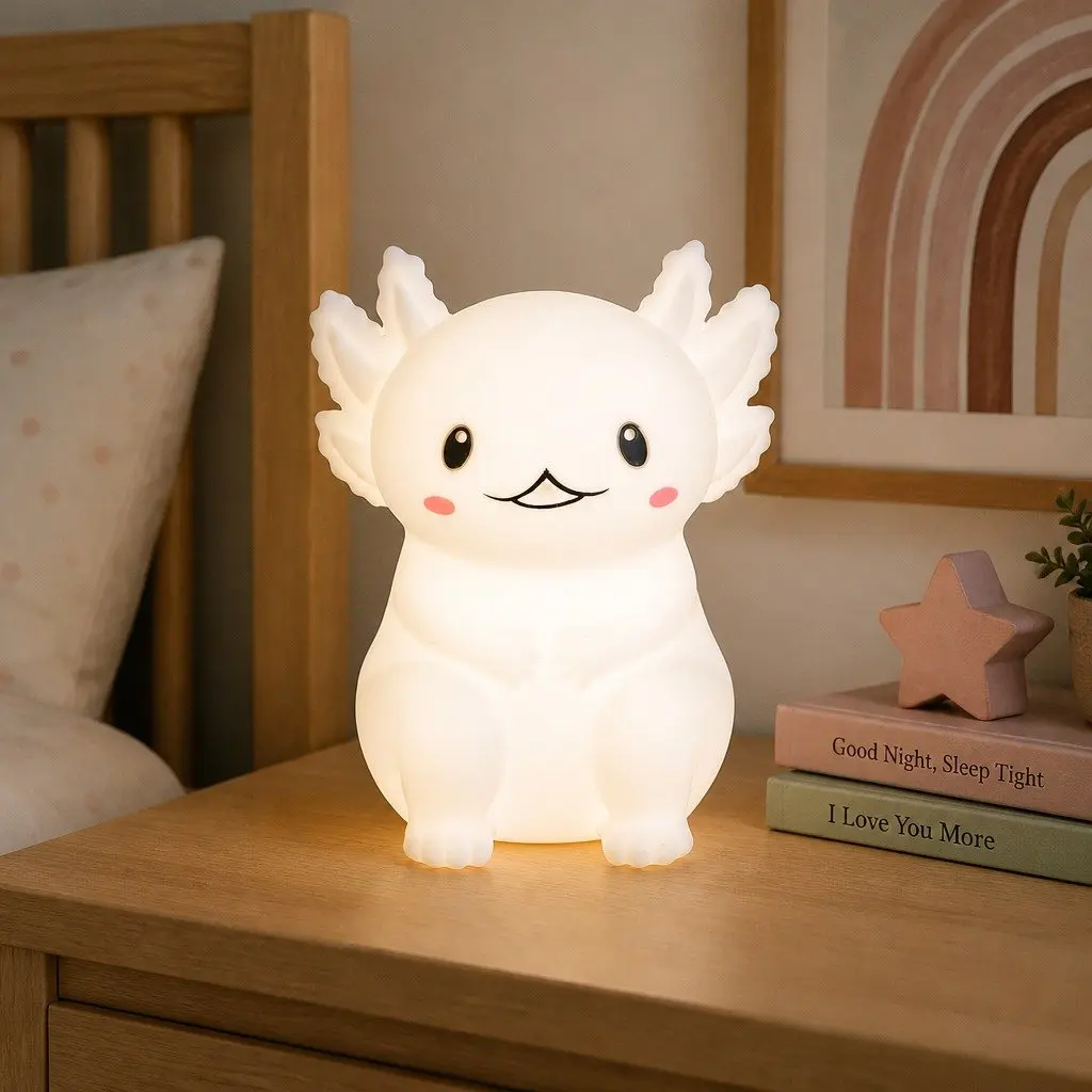 Axolotl LED Light for Kids’ Nighttime Needs