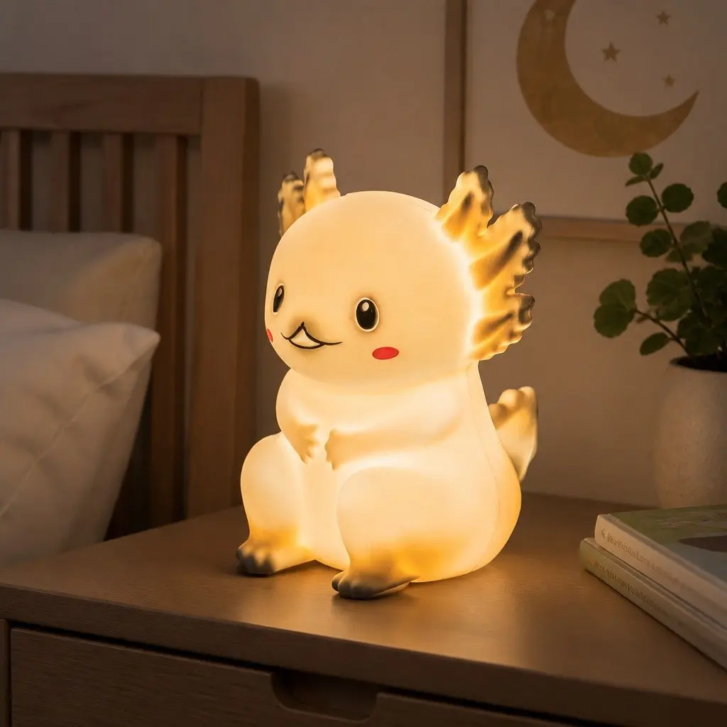 Axolotl LED Light for Kids’ Nighttime Needs