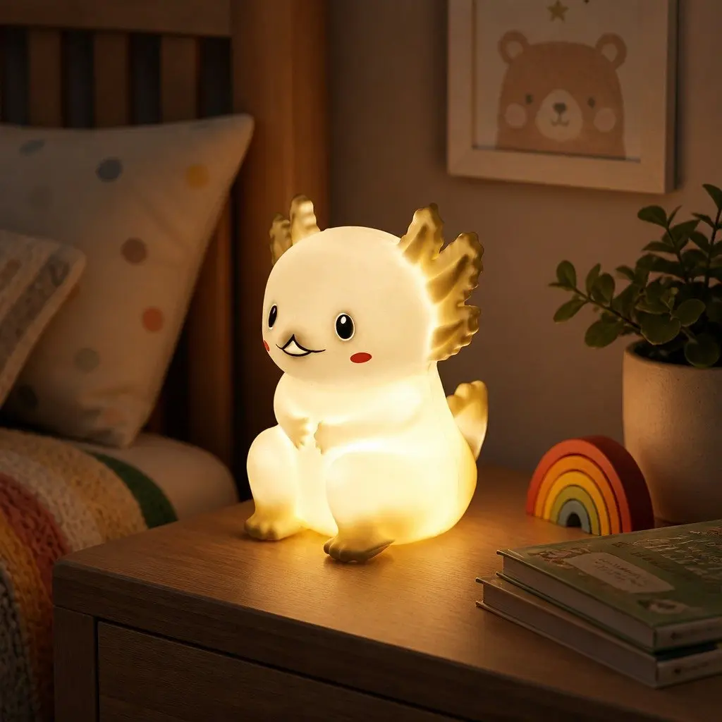 Axolotl LED Light for Kids’ Nighttime Needs
