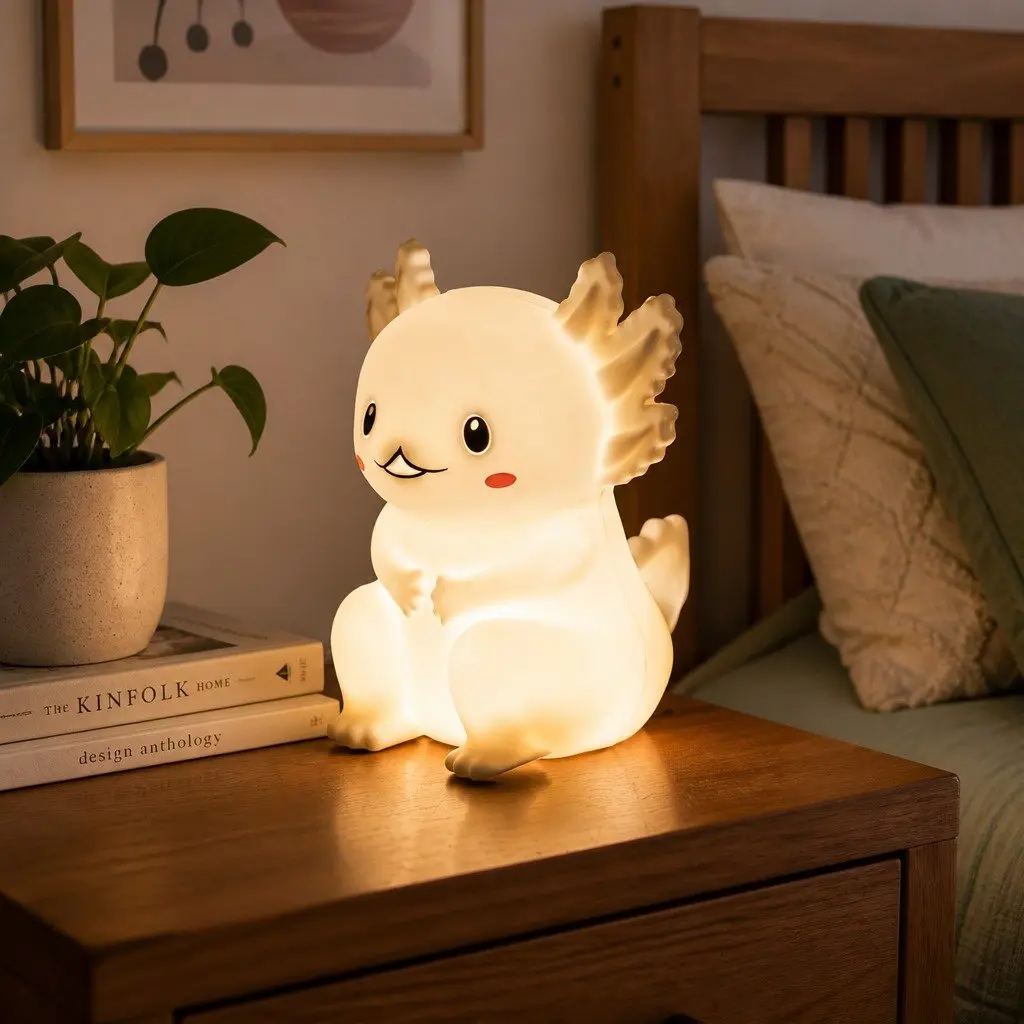 Axolotl LED Light for Kids’ Nighttime Needs