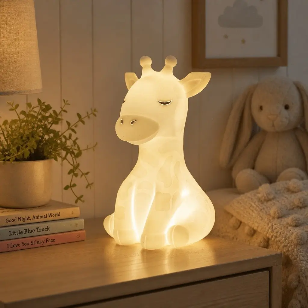 Giraffe Soft Touch LED Light Kids Bedroom Nursery Nightlight Lamp Children Play