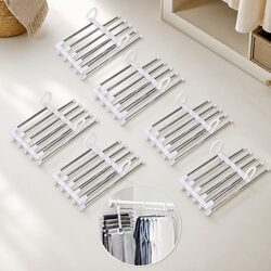 Affordable 6-Pack of Adjustable Pants Hangers