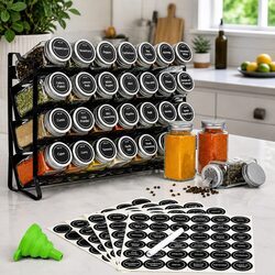 Practical 4-Tier Spice Rack Organiser with Essential Accessories