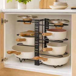 Reliable 8-Tier Pan Organizer for Your Kitchen
