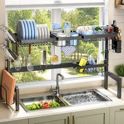 Reliable Over Sink Dish Drying Rack for Your Kitchen