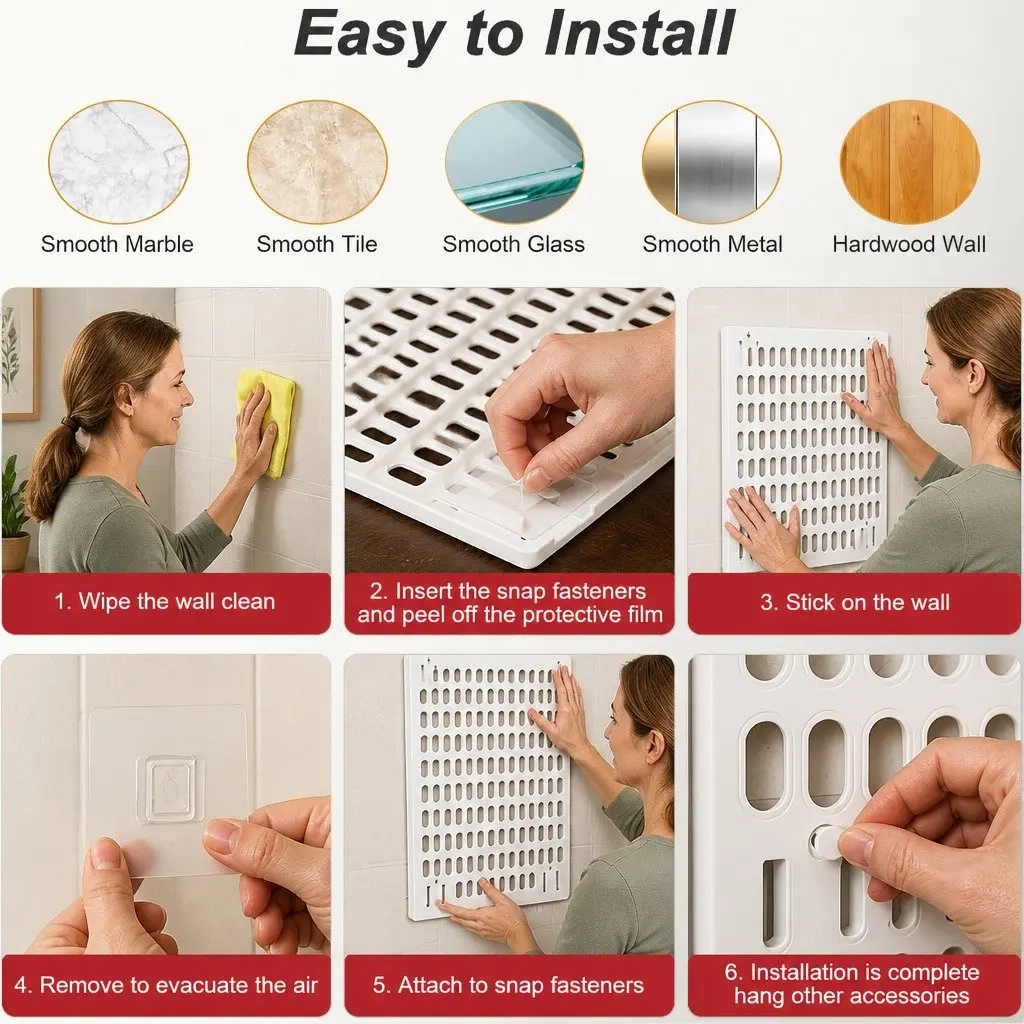 Pegboard Wall Organizer Kit Office Gaming Craft 3 Modular Panels