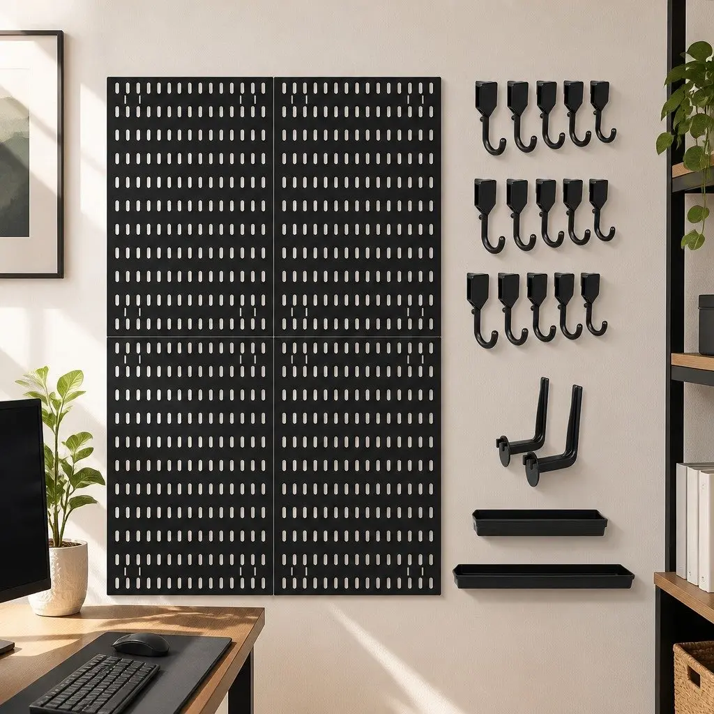 Pegboard Wall Organizer with Customization