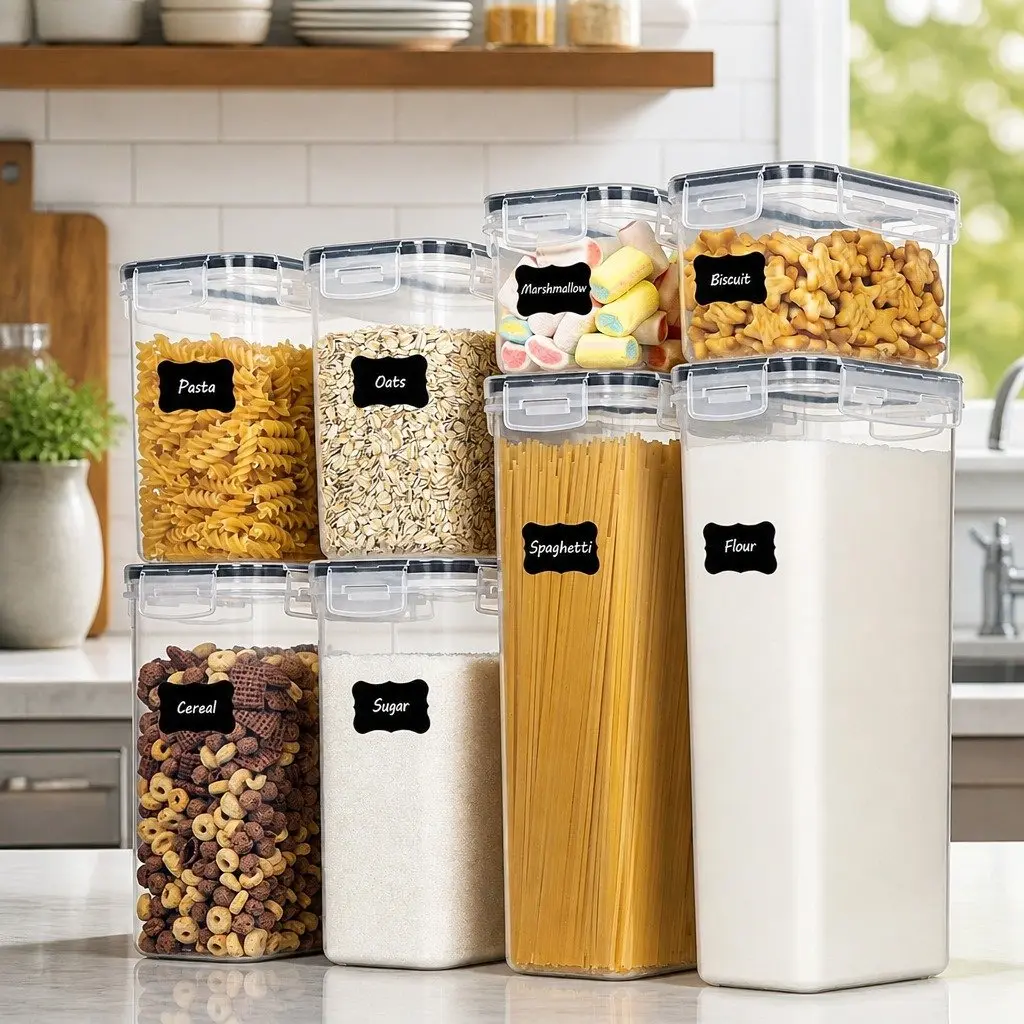 8-Piece Airtight Food Storage Set for Freshness