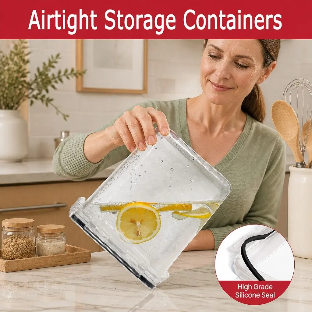 8-Piece Airtight Food Storage Set for Freshness